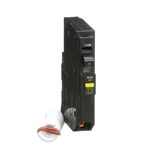 Square-D / Schneider - Square D QO130GFI Miniature Circuit Breaker w/GFI 30A 120V 1Ph 1P , Plug-On