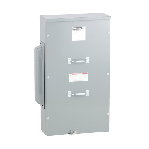 Square-D / Schneider - Square D EZM1400TB 400 Amp 1-Phase 3/0 AWG to 500 MCM Meter Center Terminal Box