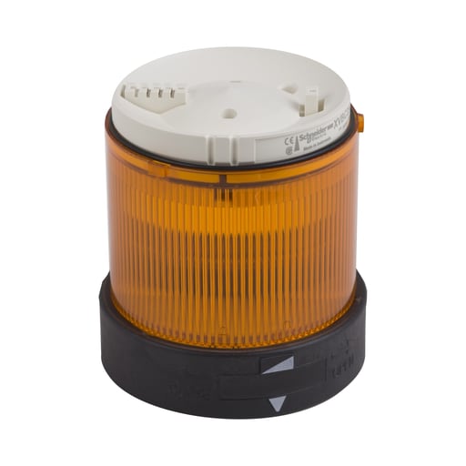 Square-D / Schneider - Square D XVBC35 70 mm 250 VAC 30 mA 10 W Orange Polycarbonate Steady LED Beacon Lens Unit