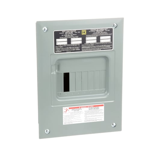 Square-D / Schneider - Square D QO816L100F Load Center MLO 100A 120/240V 1Ph 8SP NEMA-1