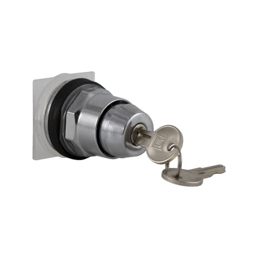 Square-D / Schneider - Square D 9001KS25K2 30 mm 2-Position Momentary/Maintained Key Non-Illuminated Selector Switch Operator