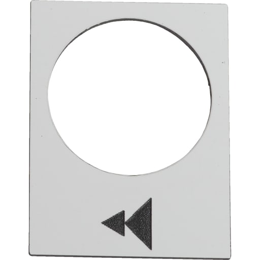 Square-D / Schneider - Square D ZB2BY4903 Raise Slow-Fast Double Insulated Legend Plate Legend Plate