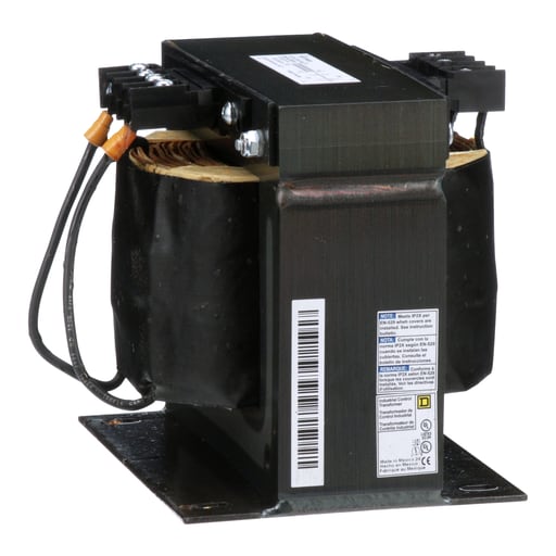 Square-D / Schneider - Square D 9070T1500D3 1500 VA 208 VAC Primary 120 VAC Secondary 1-Phase Control Transformer