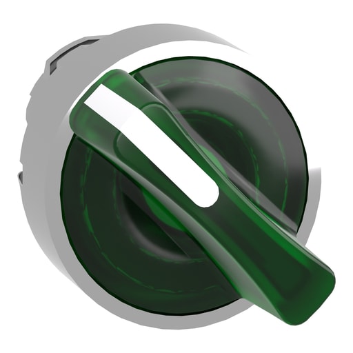 Square-D / Schneider - Square D ZB4BK1433 22 mm 2-Position Green Maintained/Momentary Lever Illuminated Selector Switch Operator