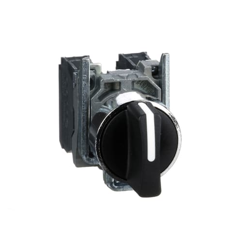 Square-D / Schneider - Square D XB4BD33 22 mm 1.2 Amp 600 VAC 2NO 3-Position Round Non-Illuminated Selector Switch