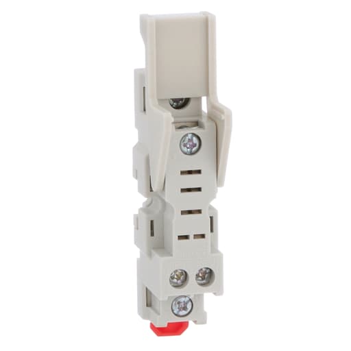 Square-D / Schneider - Square D 8501NR41B 300 VAC 15 Amp Din Rail/Direct Panel Mount Double Tier Relay Socket