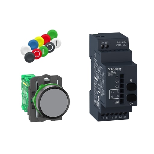 Square-D / Schneider - Square D XB5RFA02 Programable Receiver 22MM XB5R AC/DC