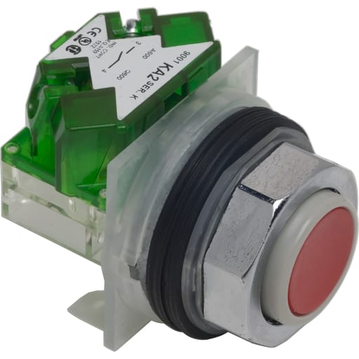 Square-D / Schneider - Square D 9001KR3RH5 30 mm 10 Amp 600 VAC Push Button