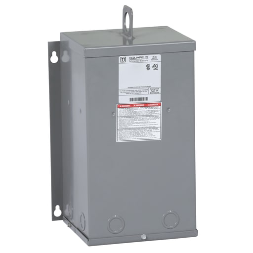 Square-D / Schneider - Square D 3S82F 3 kVa 240 x 480 VAC Primary 24/48 VAC Secondary Dry Type Buck and Boost Transformer