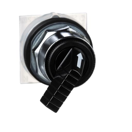 Square-D / Schneider - Square D 9001KS11FB 30 mm 2-Position Black Maintained Knob Non-Illuminated Selector Switch Operator