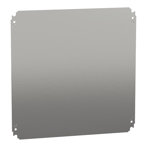 Square-D / Schneider - Square D NSYMM55 17.7 Inch x 17.7 Inch Plain Galvanized Steel Mounting Plate