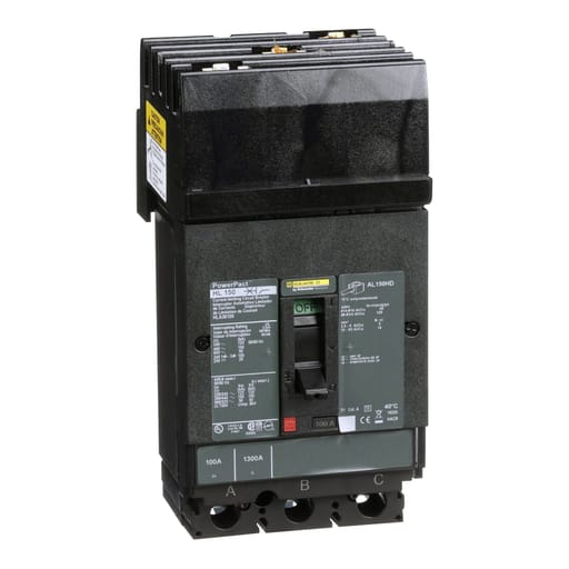 Square-D / Schneider - Square D HLA36100 600 Volt 100 Amp Molded Case Circuit Breaker