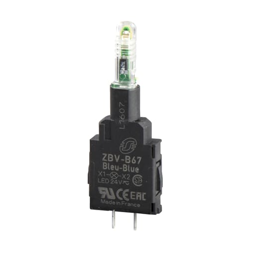 Square-D / Schneider - Square D ZBVB37 22 mm 24 Volt Green Push Button Light Module