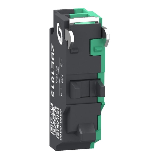Square-D / Schneider - Square D ZBE1015 22 mm 1NO Standard Single Push Button Contact Block