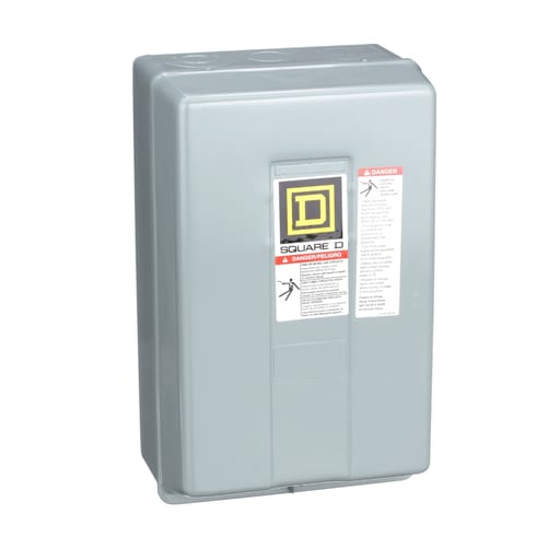 Square-D / Schneider - Square D 8903LXG60V02 110/120 VAC 30 Amp 6-Pole 6NO NEMA 1 Mechanically Held Lighting Contactor