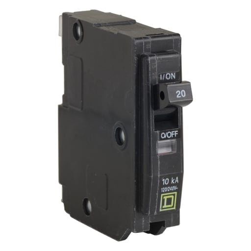 Square-D / Schneider - Square D QO125VH 120/240 Volt 25 Amp Miniature Circuit Breaker