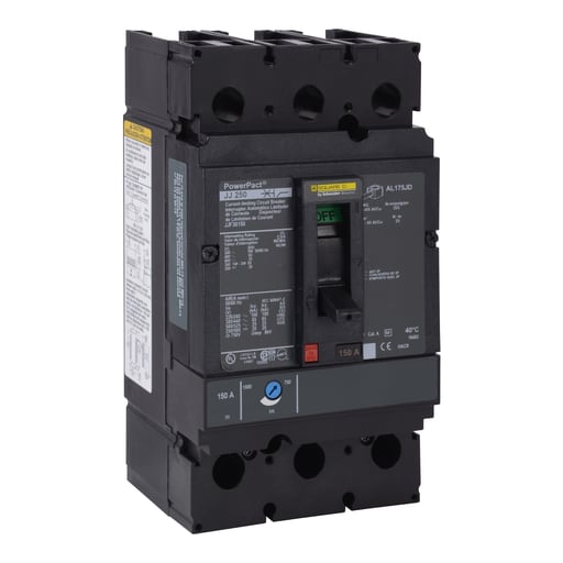 Square-D / Schneider - Square D JJL36200C 600 Volt 200 Amp Molded Case Circuit Breaker