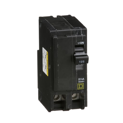 Square-D / Schneider - Square D QO2125VH Miniature Circuit Breaker 125A 120/240V 2P 1Ph , Plug-On