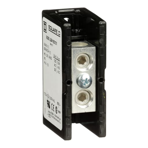 Square-D / Schneider - Square D 9080LBA162101 600 Volt 175 Amp Power Distribution Block