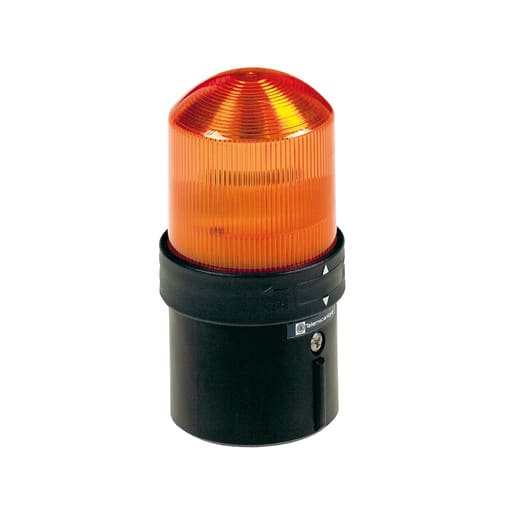 Square-D / Schneider - Square D XVBL4B5 70 mm 48 VDC 40 mA 10 W Orange Polycarbonate Flash LED Illuminated Beacon