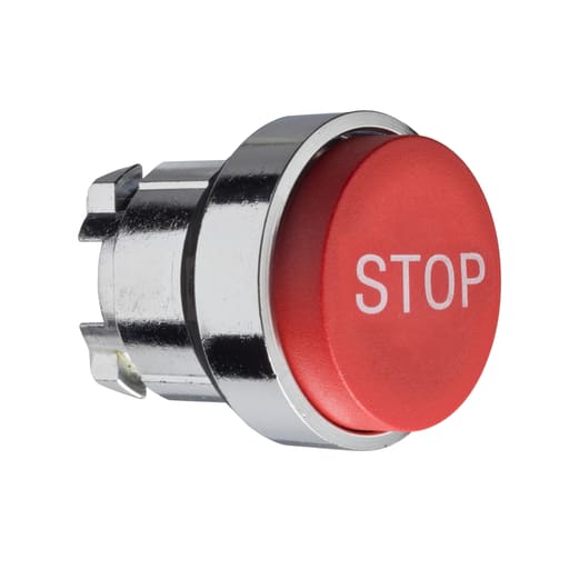 Square-D / Schneider - Square D ZB4BL434 22 mm Red Round Extended Non-Illuminated Push Button Operator