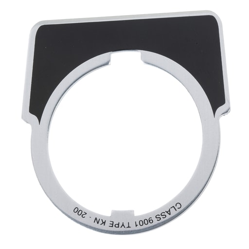 Square-D / Schneider - Square D 9001KN200 40 x 43 mm Aluminum Blank Push Button Standard Legend Plate