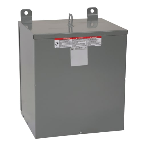 Square-D / Schneider - Square D 15S40F 15 kVa 480 VAC Primary 120/240 VAC Secondary Dry Type General Purpose Transformer
