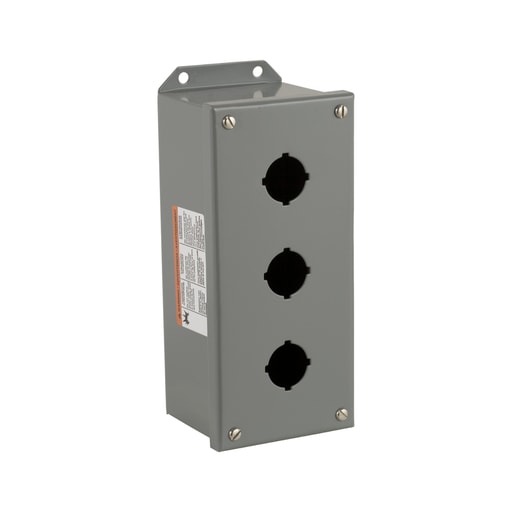 Square-D / Schneider - Square D 9001KYAF3 4.18 x 10.24 x 3.63 Inch NEMA 1/3/13 3-Hole Push Button Control Station Enclosure