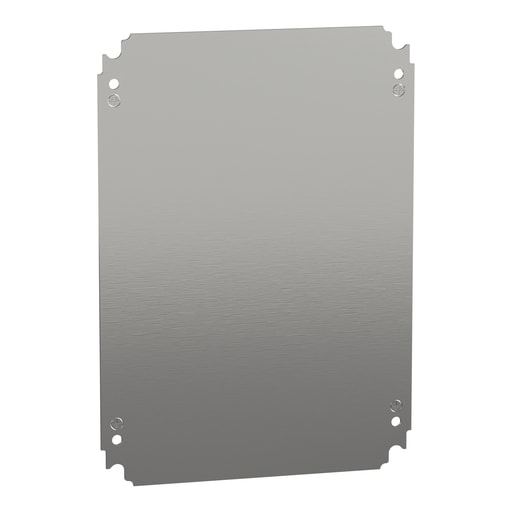 Square-D / Schneider - Square D NSYMM43 13.8 Inch x 9.8 Inch Plain Galvanized Steel Mounting Plate