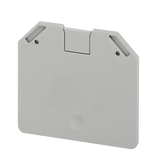 Square-D / Schneider - Square D NSYTRAC162 16 mm 2-Point Gray Screw Terminal Block End Cover