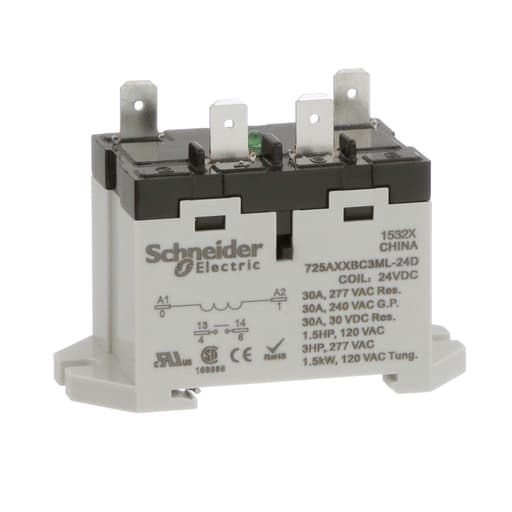 Square-D / Schneider - SQD 725AXXBC3ML-24D Power relay, SE