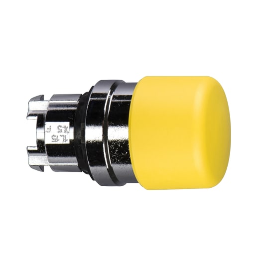 Square-D / Schneider - Square D ZB4BC54 22 mm Yellow Mushroom Head Momentary Push Button Operator
