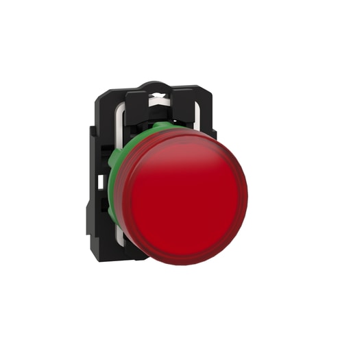 Square-D / Schneider - Square D XB5AVB4 22 mm 24 VAC/VDC 18 mA Red Round Pilot Light with LED