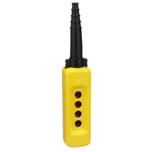 Square-D / Schneider - Square D XACA04H7 4-Hole Yellow Polypropylene Pendant Station Enclosure