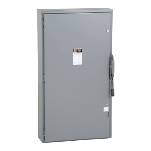 Square-D / Schneider - Square D H226NR 240 VAC 600 Amp 2-Pole Class H/J/K/L/R Fusible Heavy Duty Safety Switch