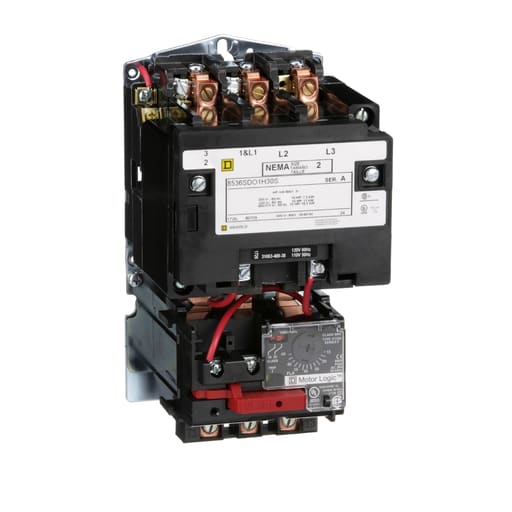 Square-D / Schneider - Square D 8536SDO1V02H30S 110/120 VAC 45 Amp 25 Hp 3-Pole Open Type Full Voltage Non-Reversing Magnetic Starter