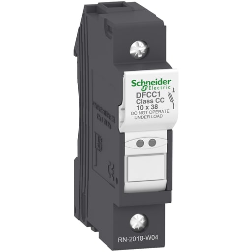 Square-D / Schneider - Square D DFCC1 17.5 x 88.5 mm 690 VAC 30 Amp 1-Pole Rail Mount Fuse Holder