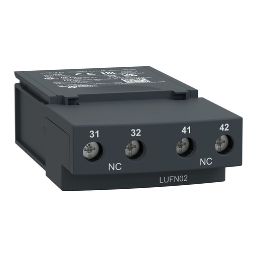 Square-D / Schneider - Square D LUFN02 Auxiliary Contacts, MODULE 2NC W/TERMS