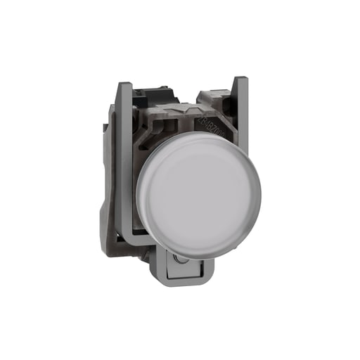 Square-D / Schneider - Square D XB4BVG1 22 mm 120 VAC 14 mA White Round Illuminated Pilot Light with LED