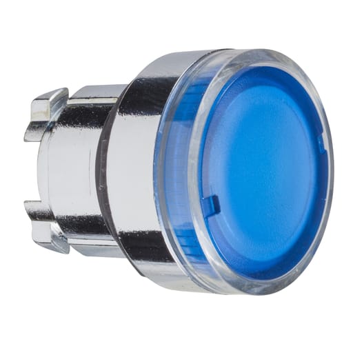Square-D / Schneider - Square D ZB4BW36 22 mm Blue Round Flush Momentary Illuminated Push Button Operator