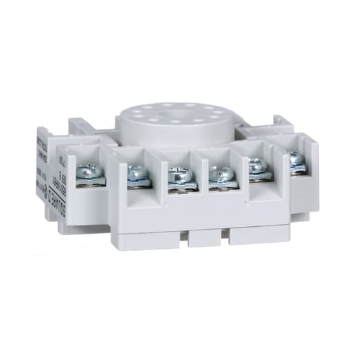 Square-D / Schneider - Square D 8501NR61 600 VAC 5 Amp Din Rail/Direct Panel Mount 1-Tier Relay Socket