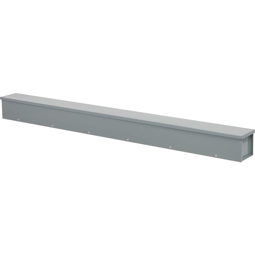 Square-D / Schneider - Square D RDB66 6 x 6 Inch x 6 Foot NEMA 3R 16 Gauge Steel Gray Polyester Powder Coated Raintight Wiring Trough
