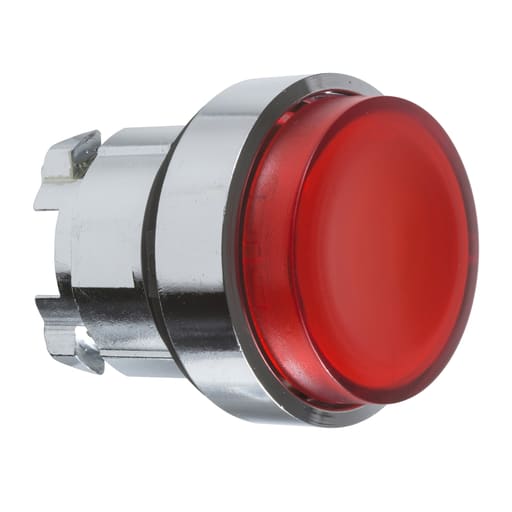 Square-D / Schneider - Square D ZB4BW14 22 mm Red Round Extended Momentary Illuminated Push Button Operator