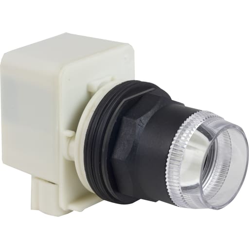 Square-D / Schneider - Square D 9001SK1L1 30 mm Blue Body Plastic Bezel Momentary Full Guarded Round Illuminated Push Button Operator