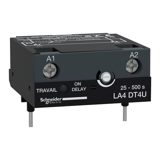 Square-D / Schneider - Square D LA4DT4U 24 to 250 VAC/VDC 25 to 500 Second On Delay Electronic Timer Module