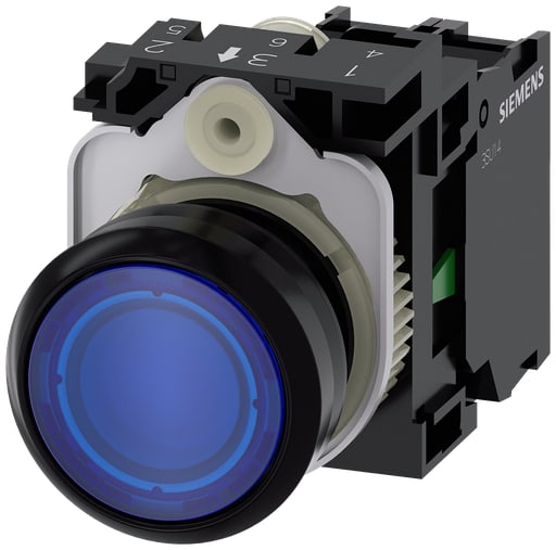 Siemens - Siemens 3SU11020AB501BA0 ILLUMINATED PU