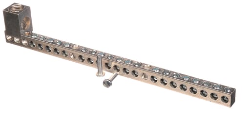 Siemens - Siemens ECGB202 14 to 4 AWG Copper/Aluminum 20-Position Load Center Ground Bar Kit
