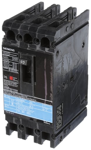 Siemens - Siemens ED43B090 3-Pole 90 Amp 480 VAC 18 kA Circuit Breaker Lug