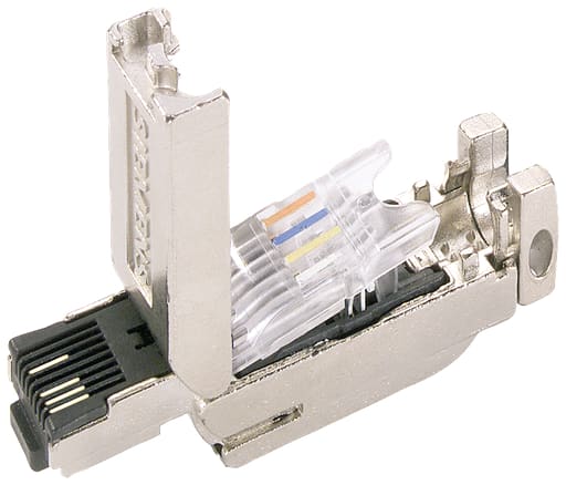 Siemens - Siemens 6GK19011BB102AE0 180 Degrees Cable Outlet Category 5 RJ45 Plug Connector
