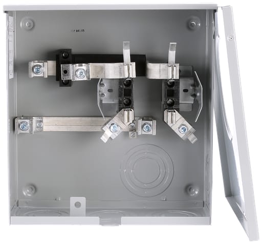 Siemens - Siemens UAS877-PPGP 600 VAC 200 Amp 1-Phase 3-Wire 4-Jaw Horn Bypass Ringless Meter Mounting Equipment